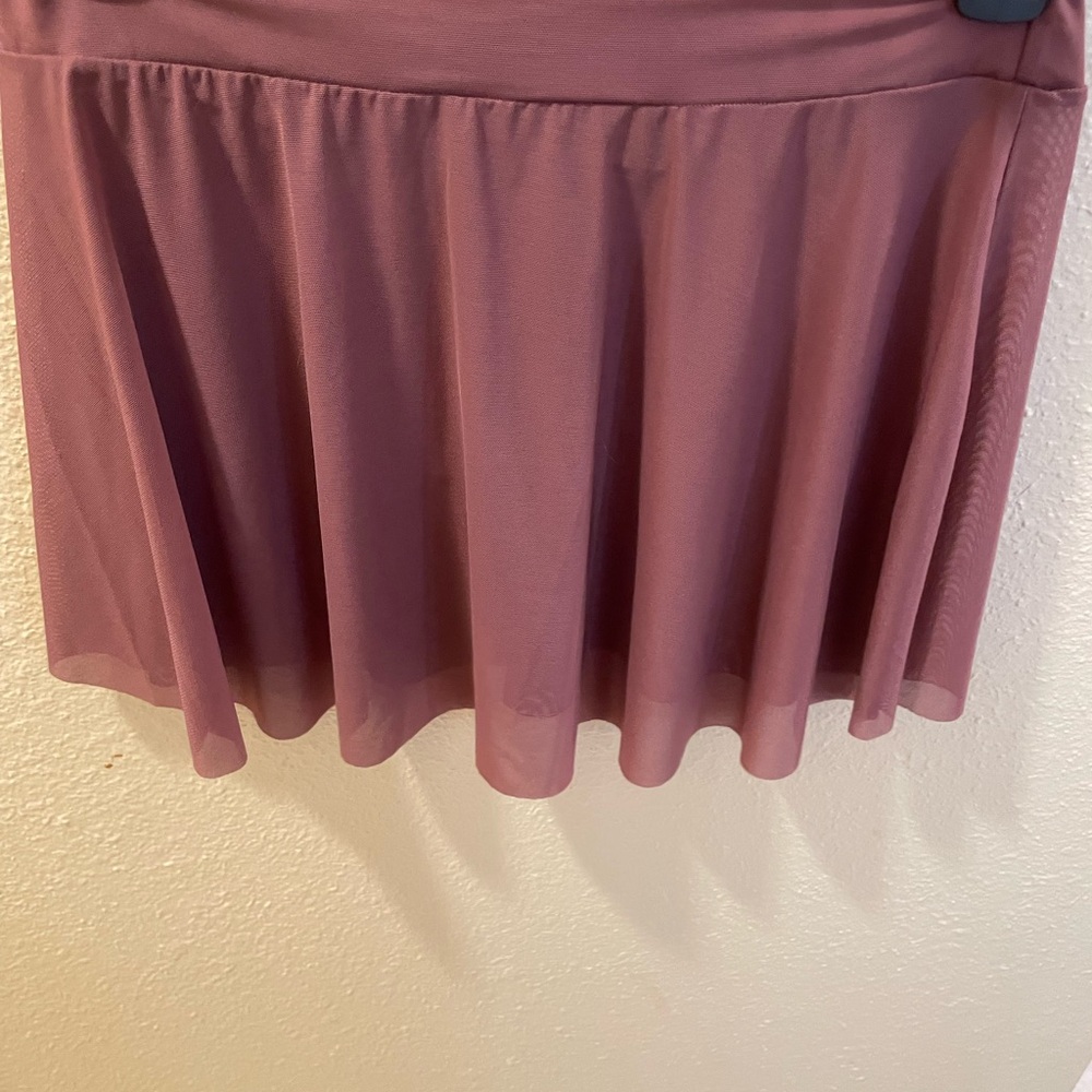 Elegant Mauve Ballet Skirt